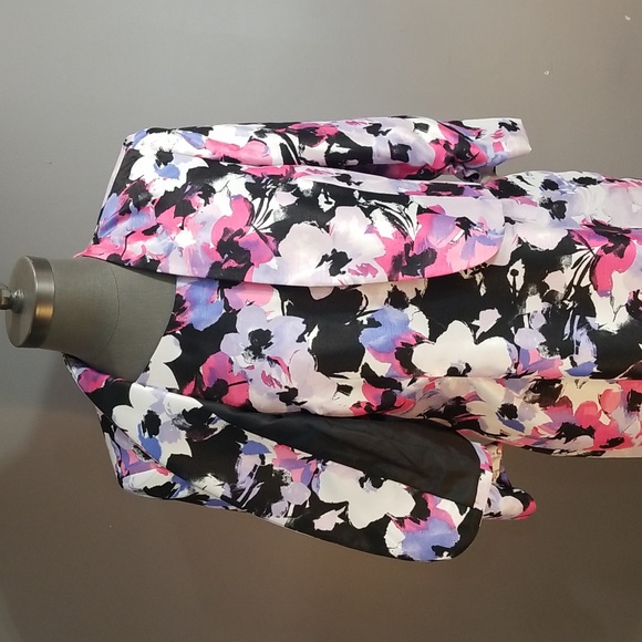 Black Label Evan Picone floral sheath dress with size 10 - 2 piece match jacket - Picture 11 of 17